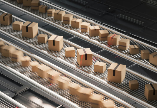 Ecommerce conveyor packaging supporting high-volume migration execution on Shopify