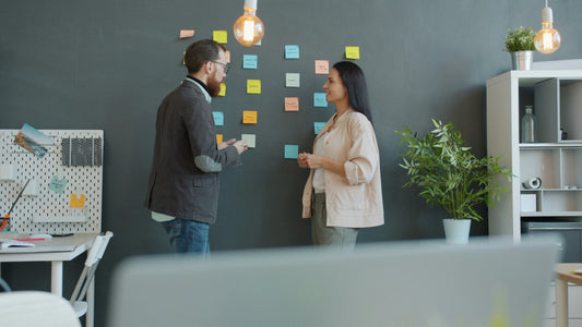 Workshop planning session supporting redesigning Shopify for growth over short-term wins