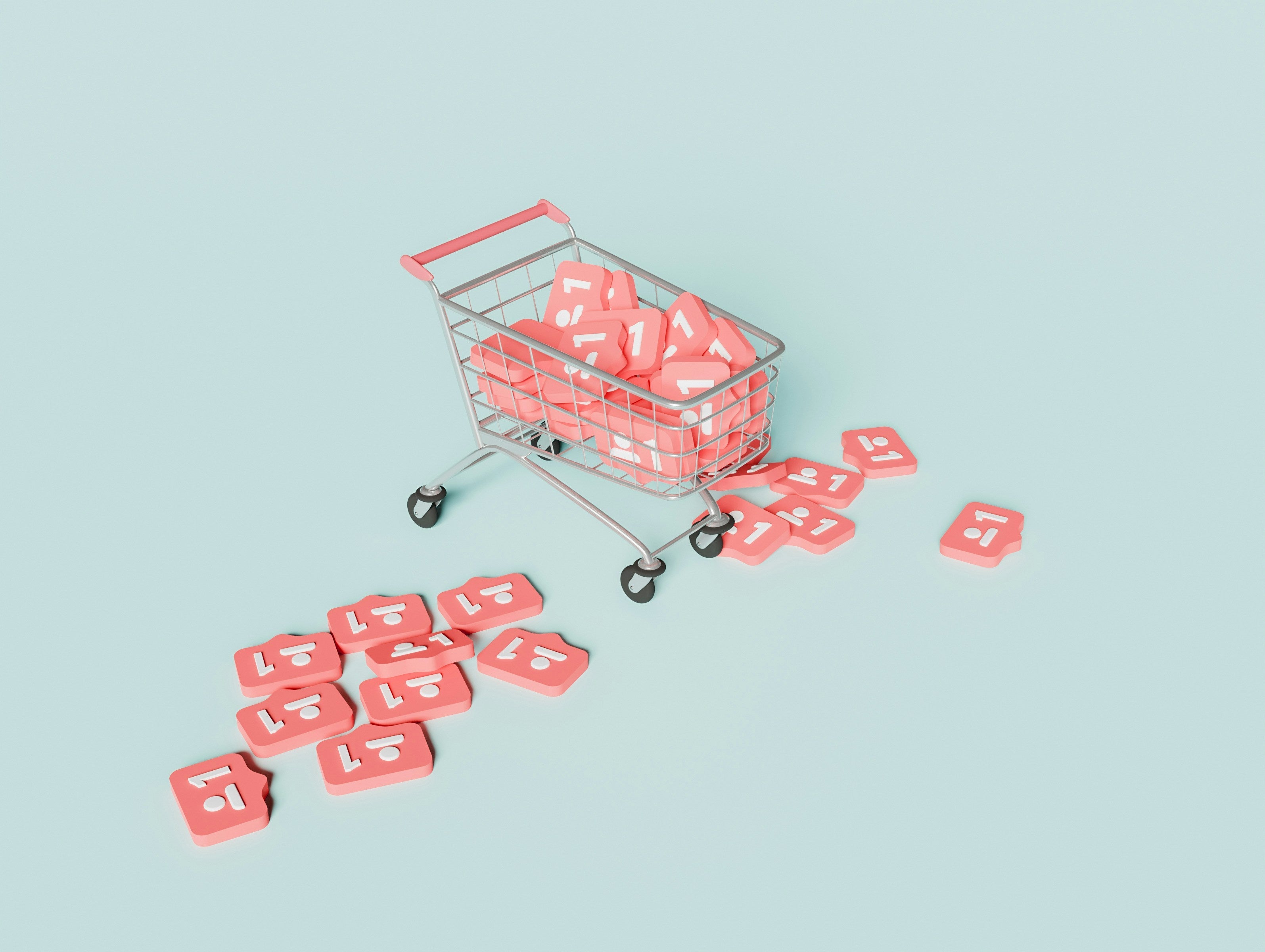 Shopping cart with social proof icons supporting feature density versus stability in platform comparisons